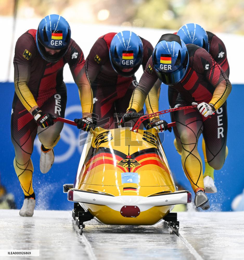 (BEIJING2022)CHINA-BEIJING-OLYMPIC WINTER GAMES-BOBSLEIGH-4-MEN-HEAT(CN)