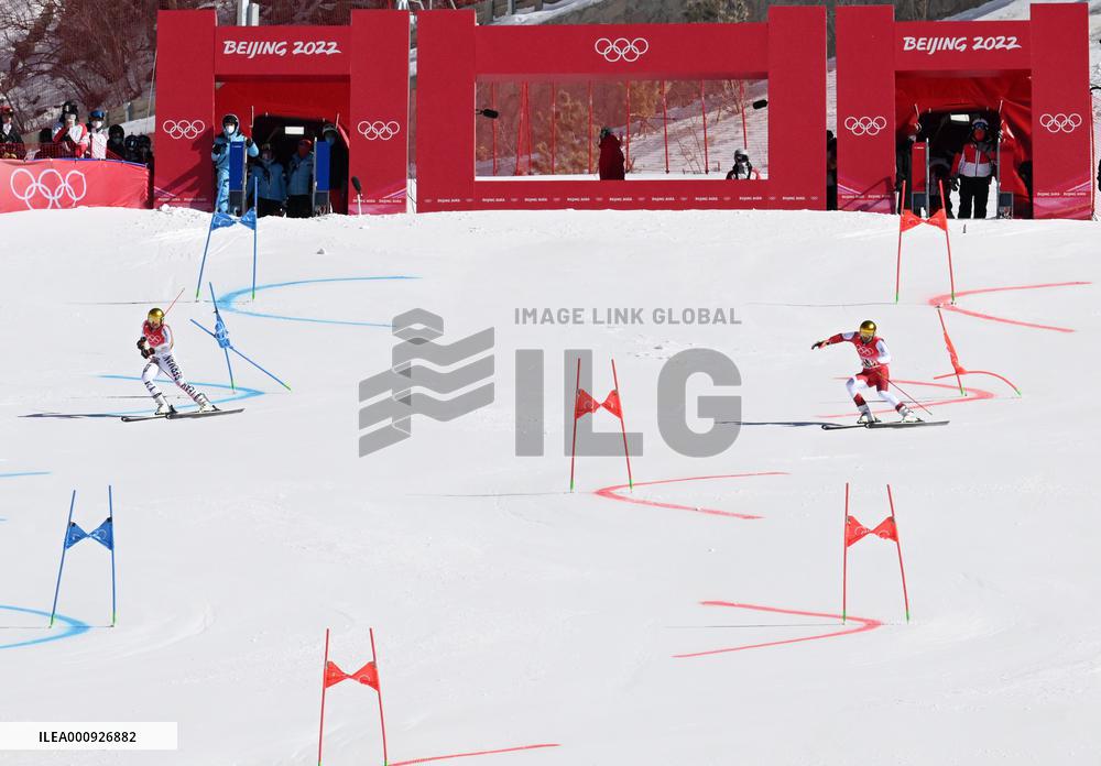 (BEIJING2022)CHINA-BEIJING-OLYMPIC WINTER GAMES-ALPINE SKIING-MIXED TEAM PARALLEL-FINAL(CN)