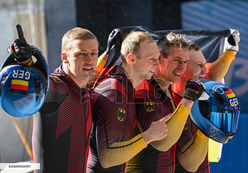 (XHTP)(BEIJING2022)CHINA-BEIJING-OLYMPIC WINTER GAMES-BOBSLEIGH-4-MEN-HEAT(CN)