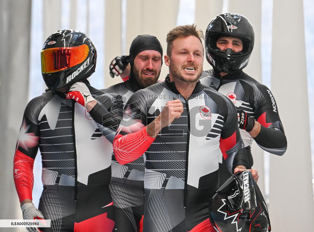 (XHTP)(BEIJING2022)CHINA-BEIJING-OLYMPIC WINTER GAMES-BOBSLEIGH-4-MEN-HEAT(CN)