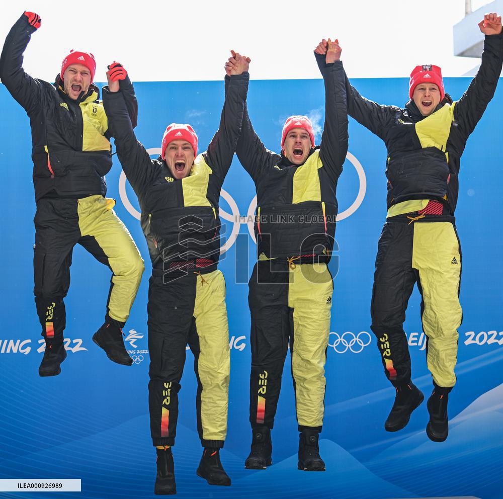 (XHTP)(BEIJING2022)CHINA-BEIJING-OLYMPIC WINTER GAMES-BOBSLEIGH-4-MEN-HEAT(CN)