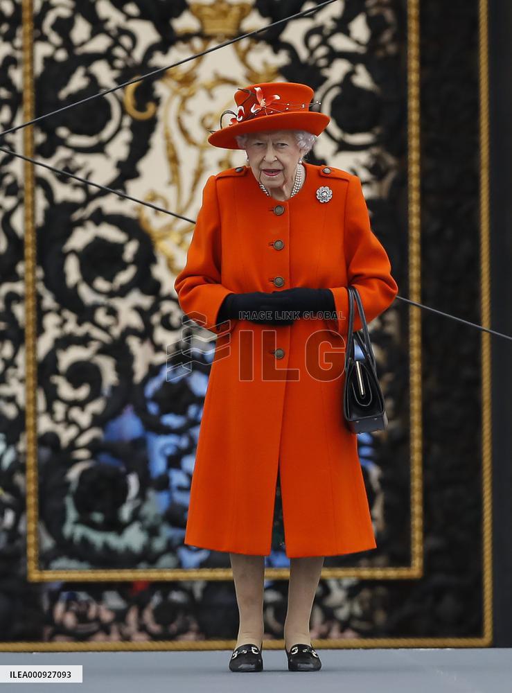 BRITAIN-LONDON-QUEEN ELIZABETH II-COVID-19-POSITIVE