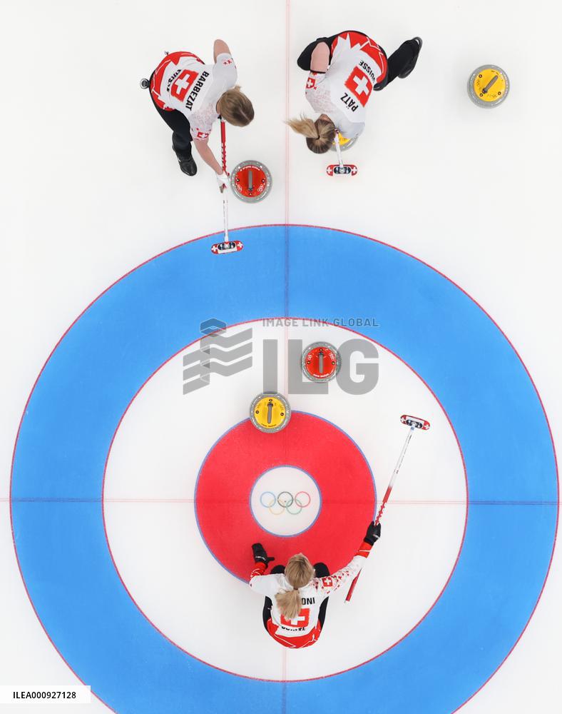 (BEIJING2022)CHINA-BEIJING-OLYMPIC WINTER GAMES-CURLING-WOMEN'S BRONZE MEDAL GAME-SWE VS SUI (CN)
