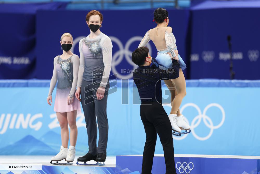 (BEIJING2022)CHINA-BEIJING-OLYMPIC WINTER GAMES-FIGURE SKATING-PAIR SKATING-FREE SKATING (CN)