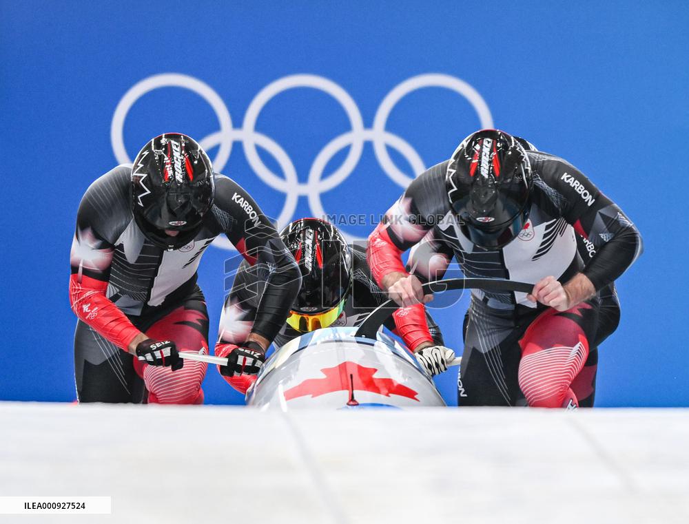 (XHTP)(BEIJING2022)CHINA-BEIJING-OLYMPIC WINTER GAMES-BOBSLEIGH-4-MEN-HEAT(CN)