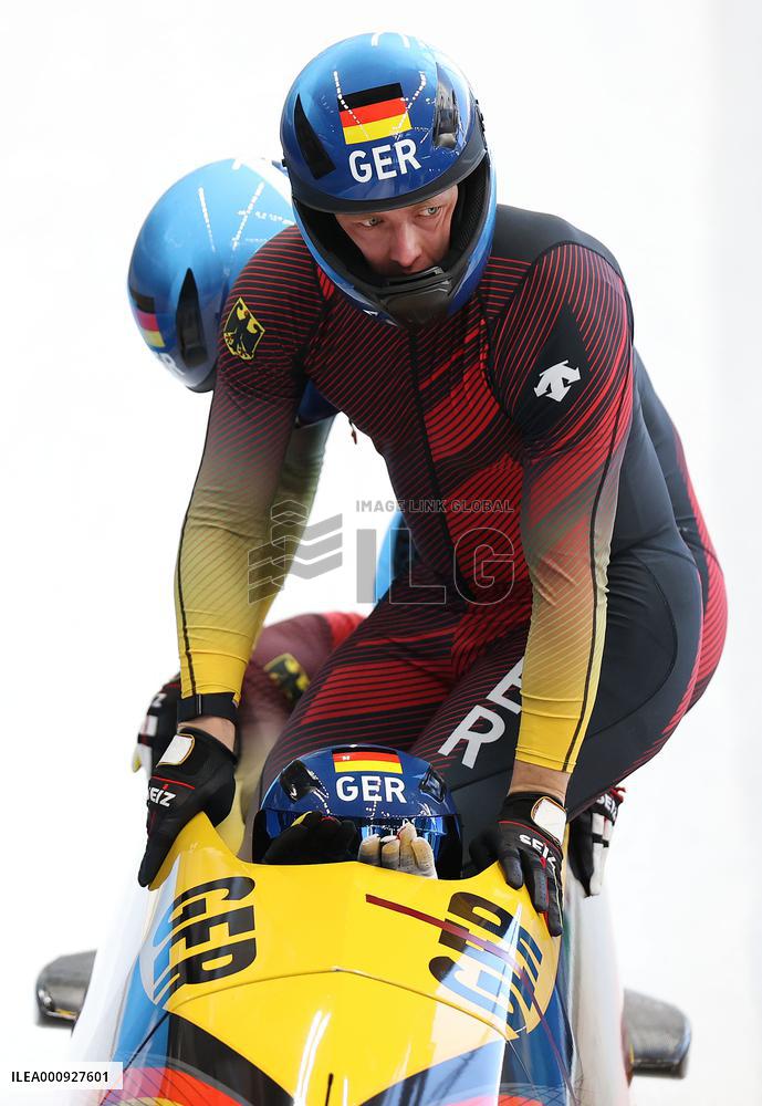 (XHTP)(BEIJING2022)CHINA-BEIJING-OLYMPIC WINTER GAMES-BOBSLEIGH-4-MEN-HEAT(CN)