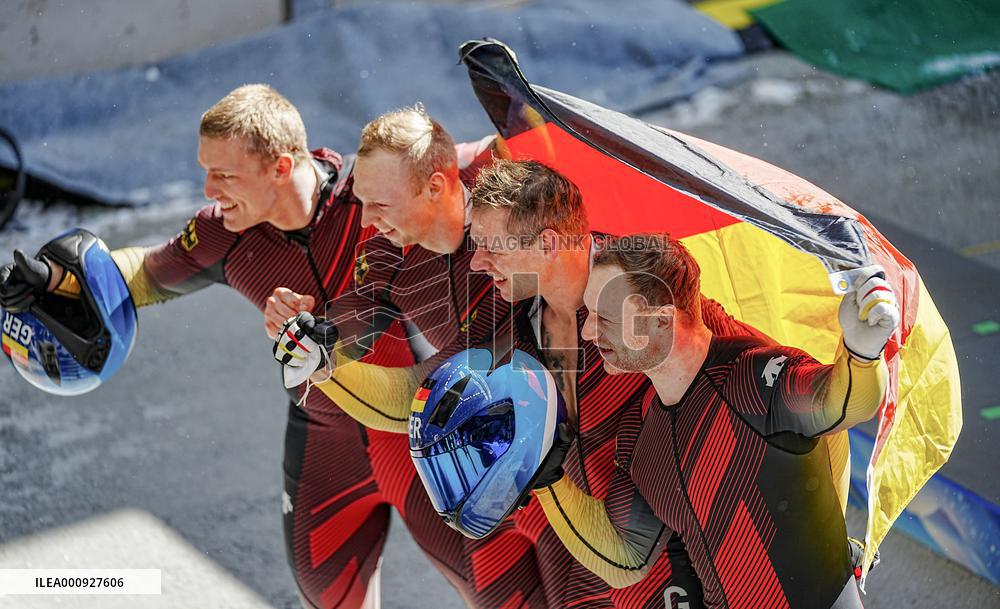 (XHTP)(BEIJING2022)CHINA-BEIJING-OLYMPIC WINTER GAMES-BOBSLEIGH-4-MEN-HEAT(CN)