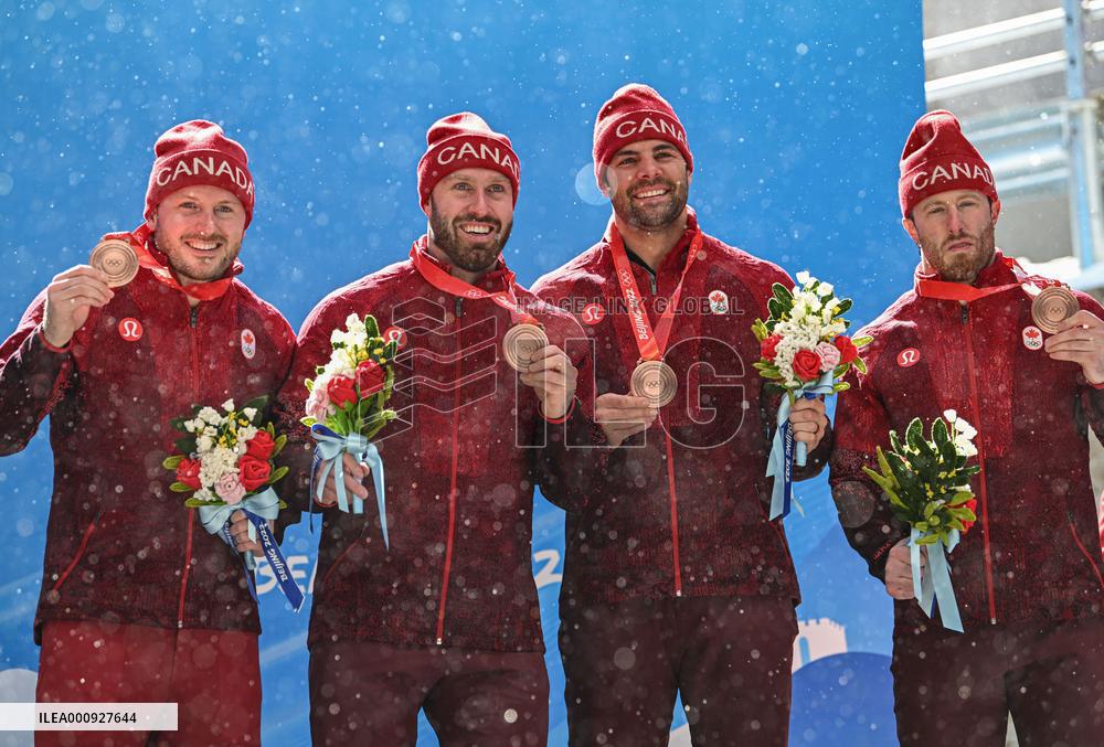 (XHTP)(BEIJING2022)CHINA-BEIJING-OLYMPIC WINTER GAMES-BOBSLEIGH-4-MEN-HEAT(CN)
