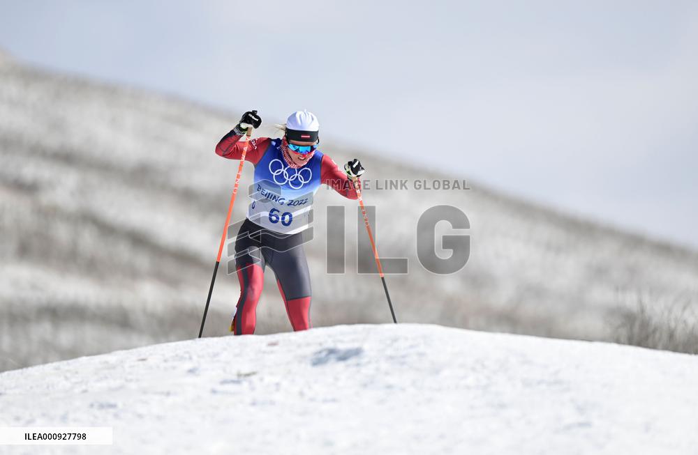 (BEIJING2022)CHINA-ZHANGJIAKOU-OLYMPIC WINTER GAMES-CROSS-COUNTRY SKIING-WOMEN'S 30KM MASS START FREE (CN)