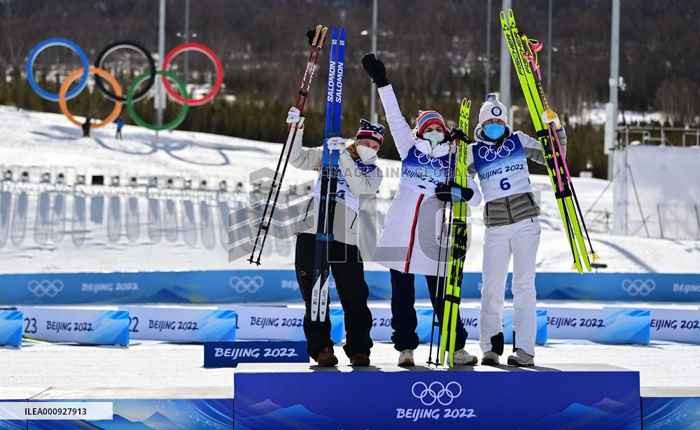 (BEIJING2022)CHINA-ZHANGJIAKOU-OLYMPIC WINTER GAMES-CROSS-COUNTRY SKIING-WOMEN'S 30KM MASS START FREE (CN)