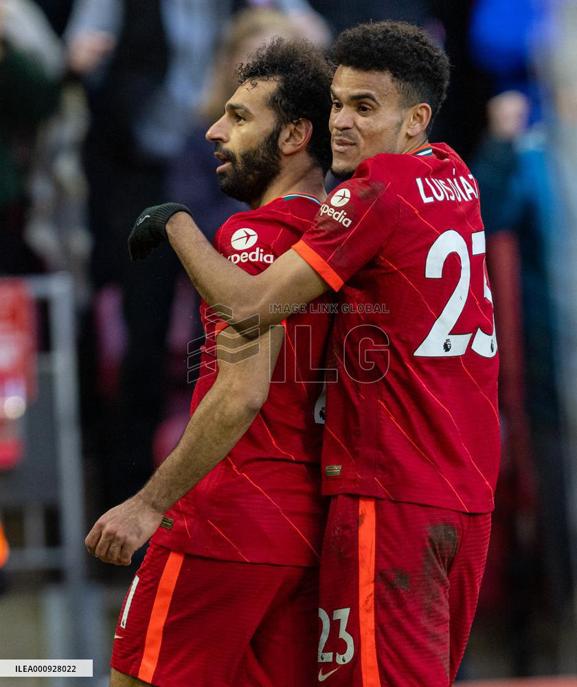 (SP)BRITAIN-LIVERPOOL-FOOTBALL-ENGLISH PREMIER LEAGUE-LIVERPOOL VS NORWICH CITY