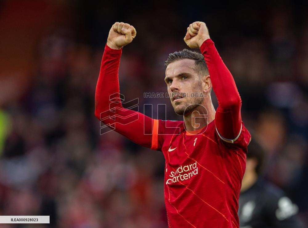 (SP)BRITAIN-LIVERPOOL-FOOTBALL-ENGLISH PREMIER LEAGUE-LIVERPOOL VS NORWICH CITY