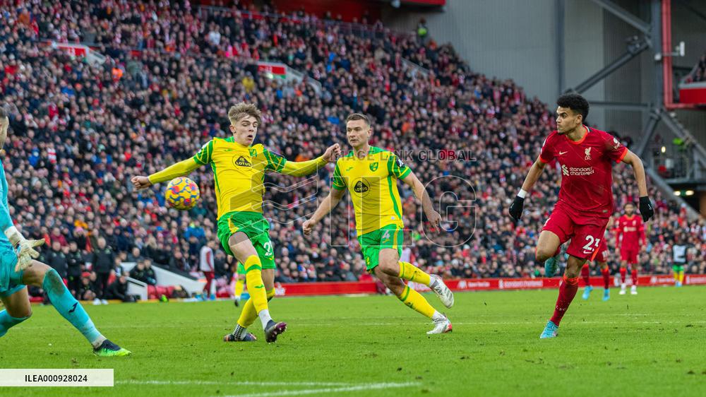 (SP)BRITAIN-LIVERPOOL-FOOTBALL-ENGLISH PREMIER LEAGUE-LIVERPOOL VS NORWICH CITY