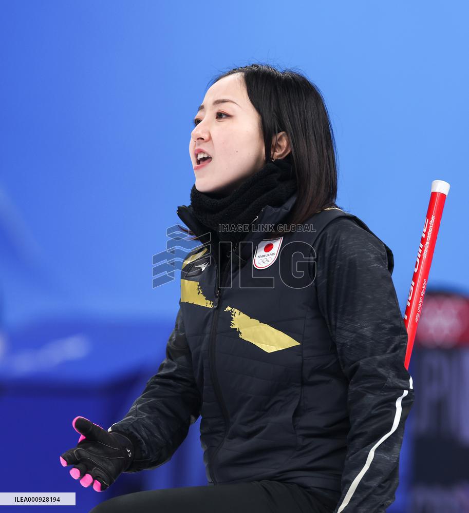 (BEIJING2022)CHINA-BEIJING-OLYMPIC WINTER GAMES-CURLING-WOMEN'S GOLD MEDAL GAME-JPN VS GBR(CN)