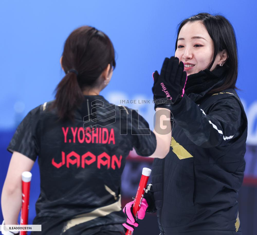 (BEIJING2022)CHINA-BEIJING-OLYMPIC WINTER GAMES-CURLING-WOMEN'S GOLD MEDAL GAME-JPN VS GBR (CN)