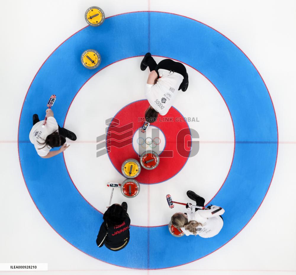 (BEIJING2022)CHINA-BEIJING-OLYMPIC WINTER GAMES-CURLING-WOMEN'S GOLD MEDAL GAME-JPN VS GBR(CN)