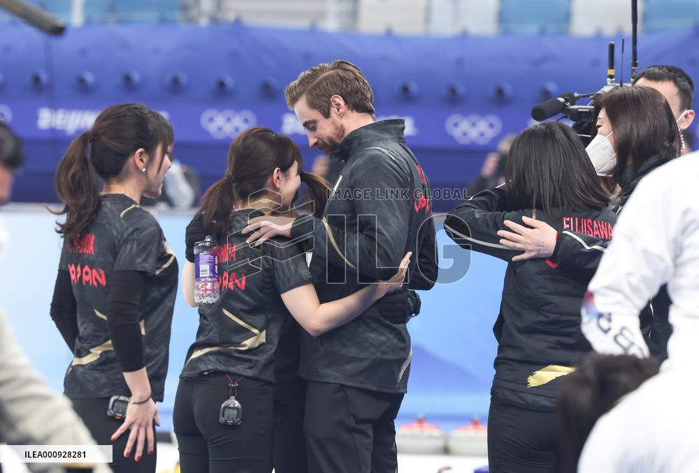 (BEIJING2022)CHINA-BEIJING-OLYMPIC WINTER GAMES-CURLING-WOMEN'S GOLD MEDAL GAME-JPN VS GBR(CN)