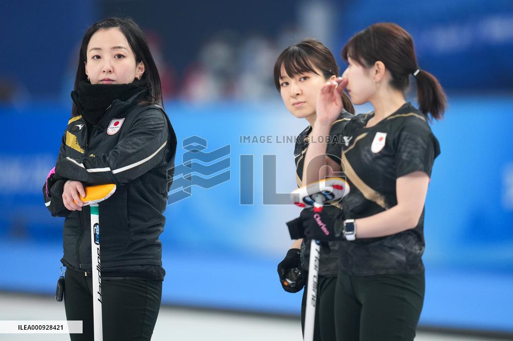 (BEIJING2022)CHINA-BEIJING-OLYMPIC WINTER GAMES-CURLING-WOMEN'S GOLD MEDAL GAME-JPN VS GBR(CN)