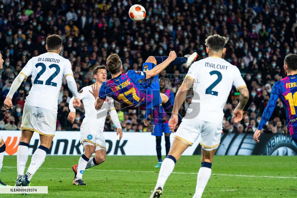 (SP)SPAIN-BARCELONA-SOCCER-UEFA-EUROPA LEAGUE-BARCELONA VS NAPOLI