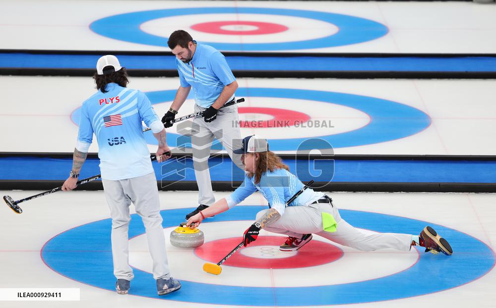 (BEIJING2022)CHINA-BEIJING-OLYMPIC WINTER GAMES-CURLING-MEN'S BRONZE MEDAL GAME-CAN VS USA (CN)