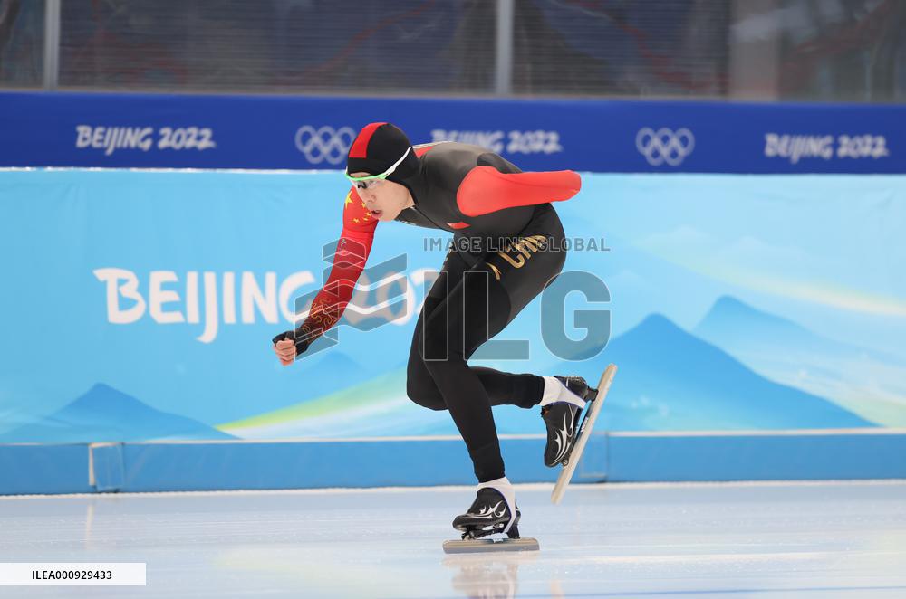(BEIJING2022)CHINA-BEIJING-OLYMPIC WINTER GAMES-SPEED SKATING-MEN'S 1,000M (CN)