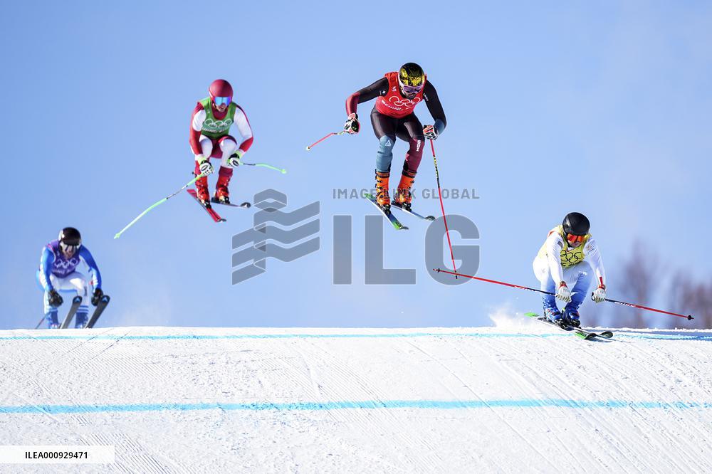 (BEIJING2022)CHINA-ZHANGJIAKOU-OLYMPIC WINTER GAMES-FREESTYLE SKIING-MEN'S SKI CROSS (CN)