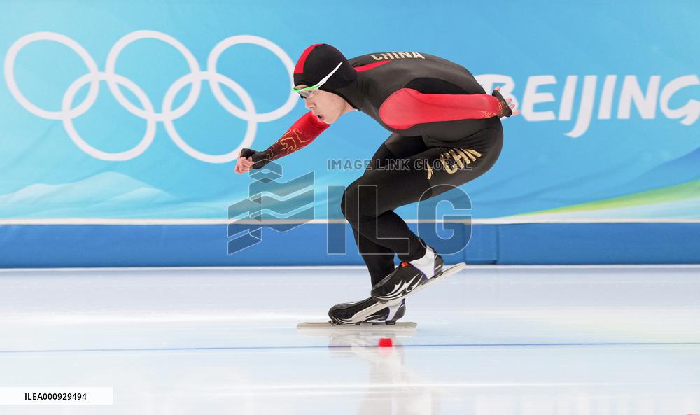 (BEIJING2022)CHINA-BEIJING-OLYMPIC WINTER GAMES-SPEED SKATING-MEN'S 1000M (CN)