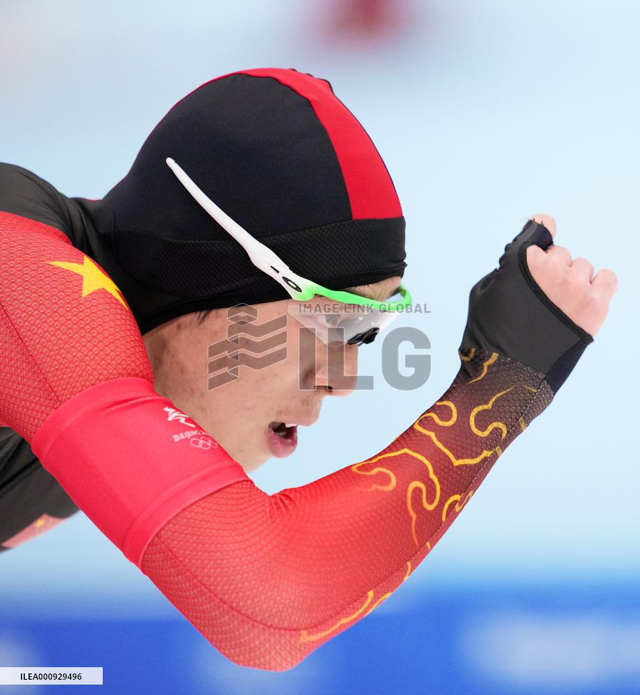 (BEIJING2022)CHINA-BEIJING-OLYMPIC WINTER GAMES-SPEED SKATING-MEN'S 1000M (CN)