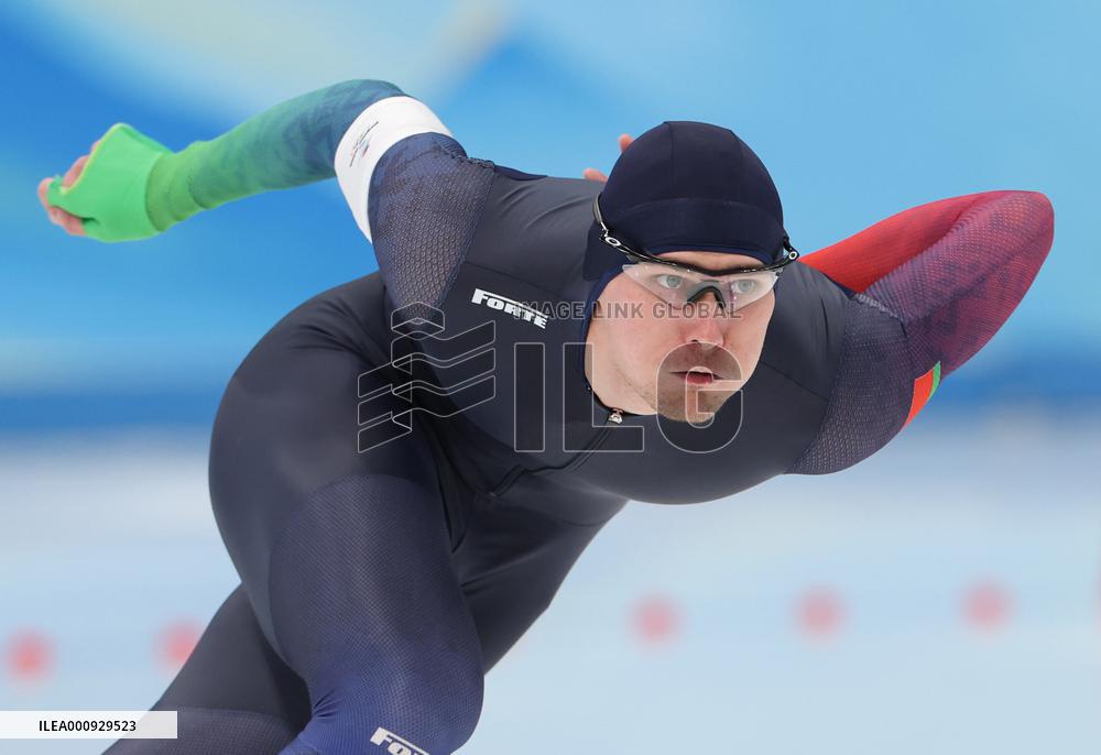 (BEIJING2022)CHINA-BEIJING-OLYMPIC WINTER GAMES-SPEED SKATING-MEN'S 1,000M (CN)