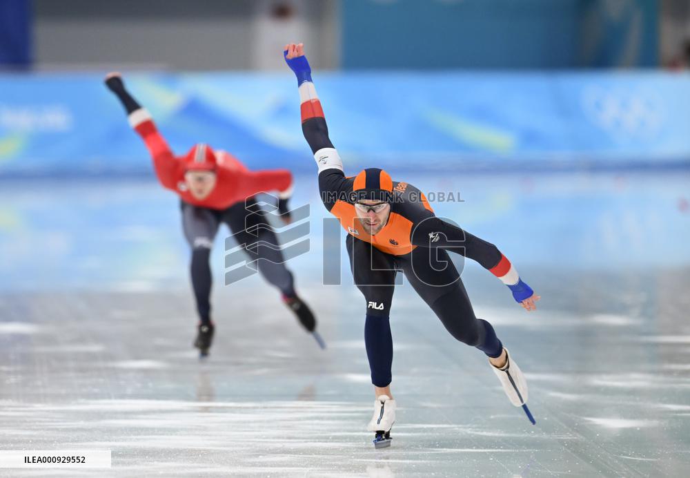 (BEIJING2022)CHINA-BEIJING-OLYMPIC WINTER GAMES-SPEED SKATING-MEN'S 1,000M (CN)