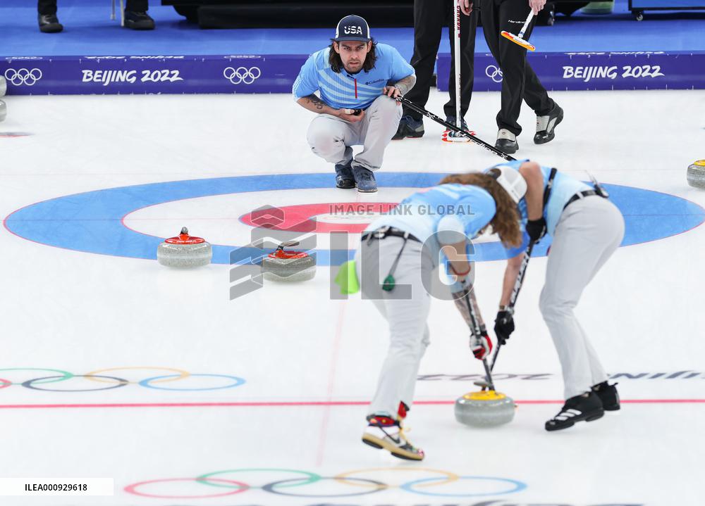 (BEIJING 2022)CHINA-BEIJING-OLYMPIC WINTER GAMES-CURLING-MAN-BRONZE MEDAL-USA vs CAN(CN)