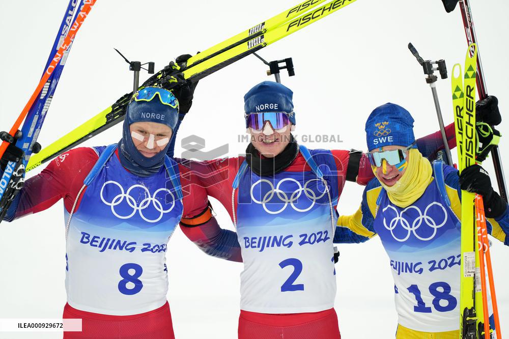 (BEIJING2022)CHINA-ZHANGJIAKOU-OLYMPIC WINTER GAMES-BIATHLON-MEN'S 15KM MASS START (CN)
