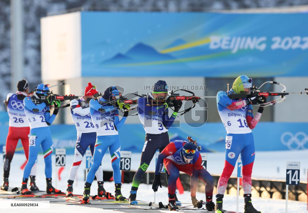 (BEIJING2022)CHINA-ZHANGJIAKOU-OLYMPIC WINTER GAMES-BIATHLON-MEN'S 15KM MASS START (CN)