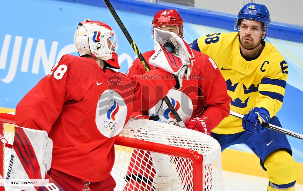 (BEIJING2022)CHINA-BEIJING-OLYMPIC WINTER GAMES-ICE HOCKEY-MAN'S PLAY-OFF SEMIFINAL-ROC VS SWE (CN)