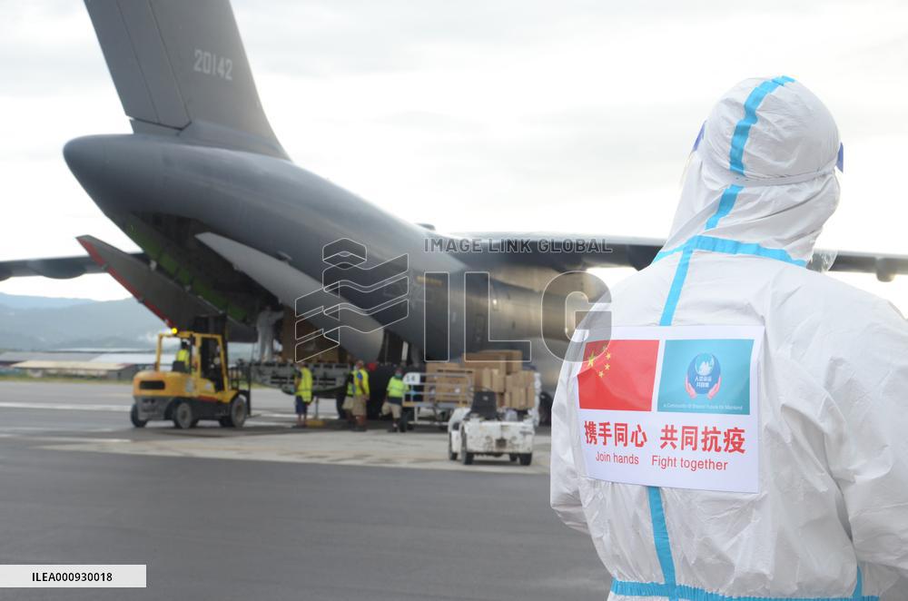 SOLOMON ISLANDS-HONIARA-COVID-19-CHINA-SUPPLIES