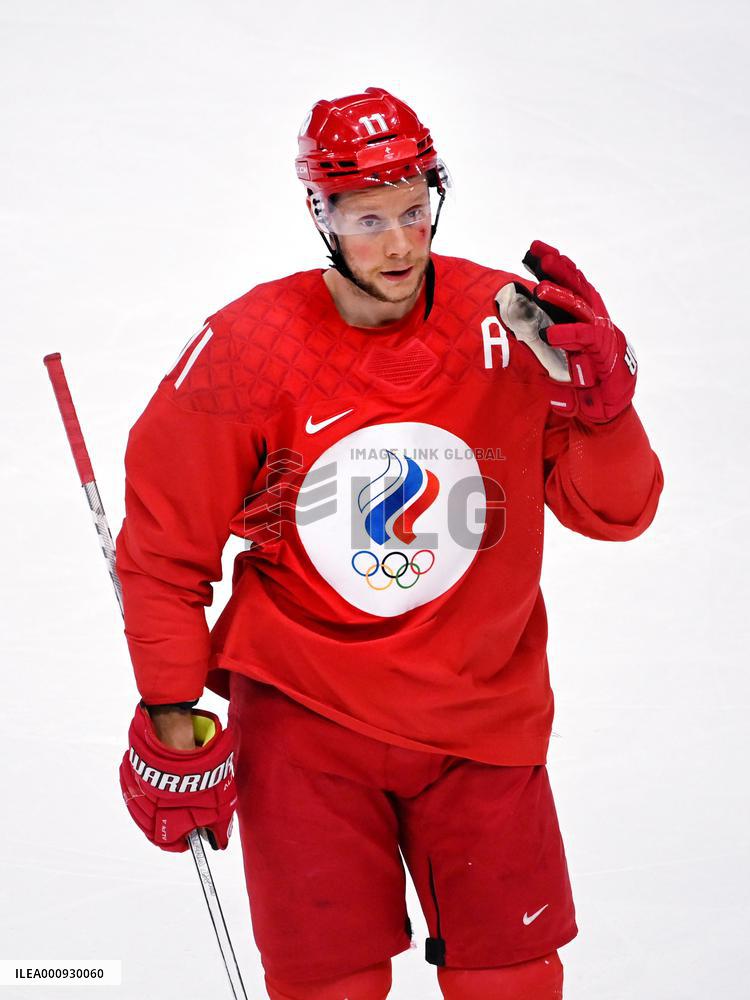 (BEIJING2022)CHINA-BEIJING-OLYMPIC WINTER GAMES-ICE HOCKEY-MAN'S PLAY-OFF SEMIFINAL-ROC VS SWE (CN)