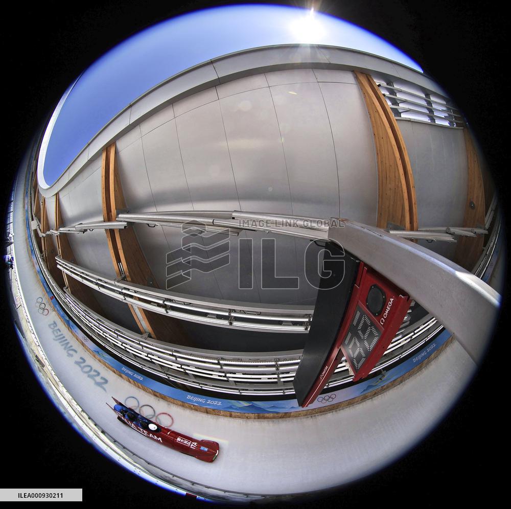 (XHTP)(BEIJING2022)CHINA-BEIJING-OLYMPIC WINTER GAMES-BOBSLEIGH-4-MEN-HEAT(CN)