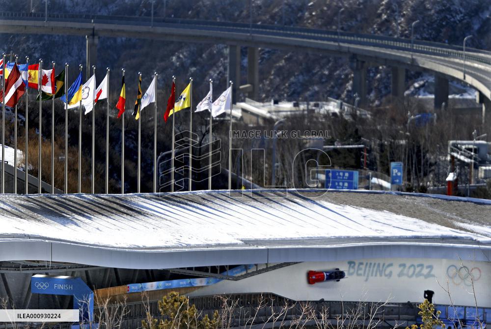 (XHTP)(BEIJING2022)CHINA-BEIJING-OLYMPIC WINTER GAMES-BOBSLEIGH-4-MEN-HEAT(CN)