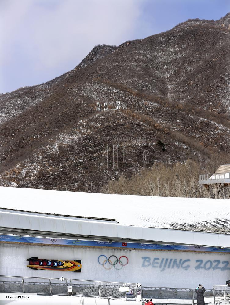 (BEIJING2022)CHINA-BEIJING-OLYMPIC WINTER GAMES-BOBSLEIGH-4-MEN-HEAT(CN)