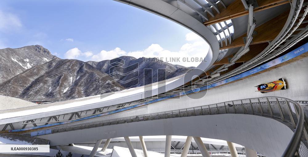 (XHTP)(BEIJING2022)CHINA-BEIJING-OLYMPIC WINTER GAMES-BOBSLEIGH-4-MEN-HEAT(CN)