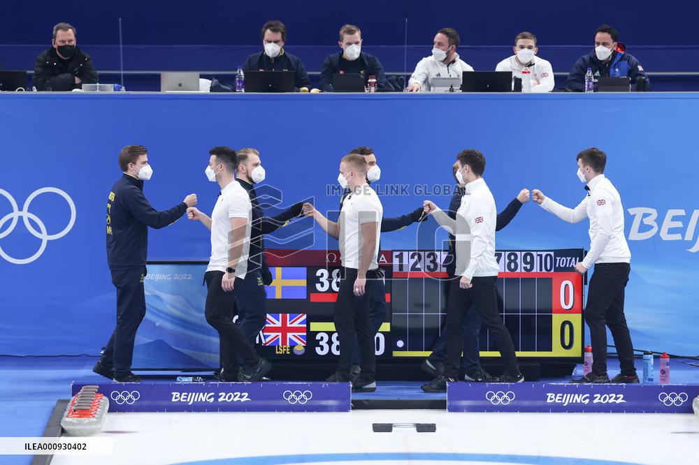 (XHTP)(BEIJING2022)CHINA-BEIJING-OLYMPIC WINTER GAMES-CURLING-MEN'S GOLD MEDAL GAME-GBR VS SWE (CN)