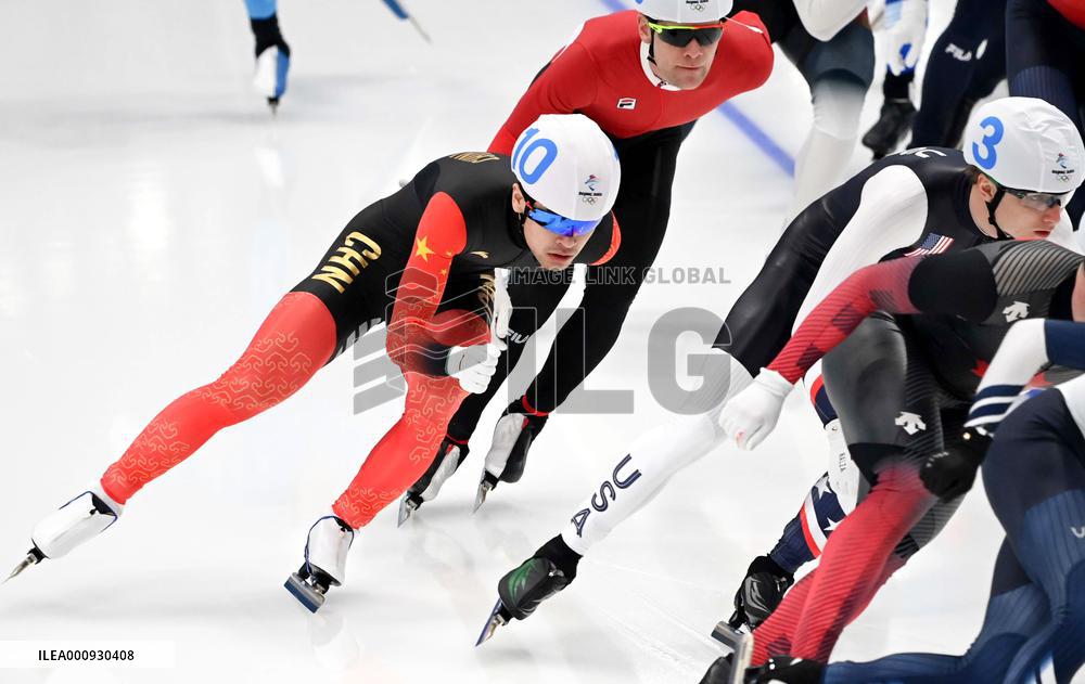 (XHTP)(BEIJING2022)CHINA-BEIJING-OLYMPIC WINTER GAMES-SPEED SKATING-MEN'S MASS START (CN)