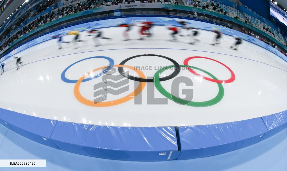 (XHTP)(BEIJING2022)CHINA-BEIJING-OLYMPIC WINTER GAMES-SPEED SKATING-MEN'S MASS START (CN)