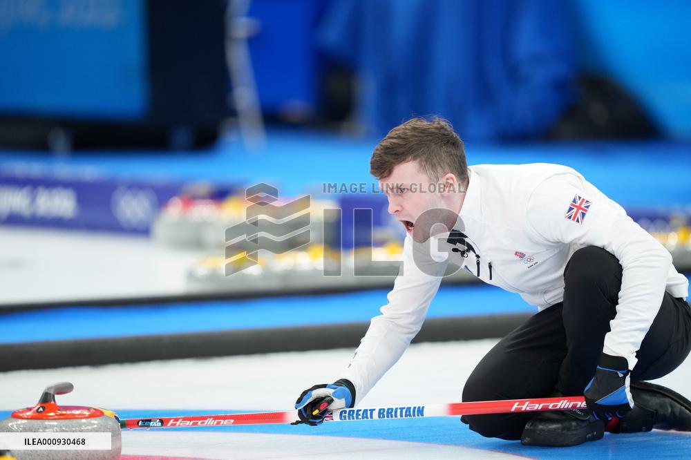 (BEIJING2022)CHINA-BEIJING-OLYMPIC WINTER GAMES-CURLING-MEN'S GOLD MEDAL GAME-GBR VS SWE (CN)