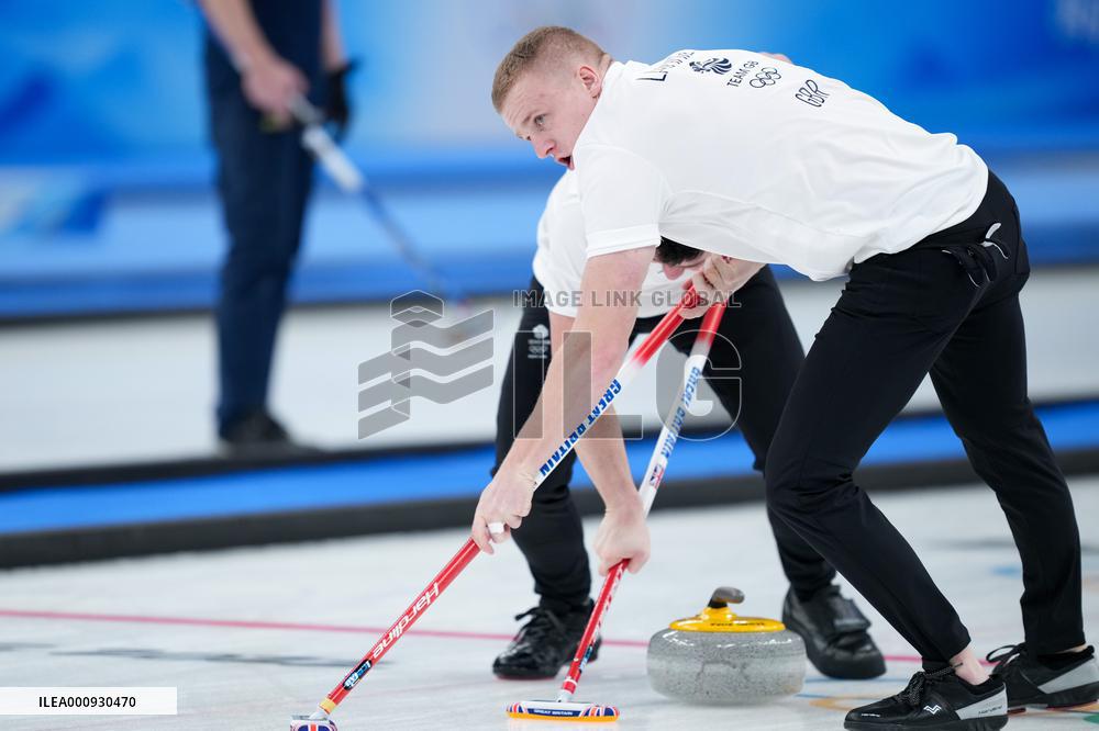 (BEIJING2022)CHINA-BEIJING-OLYMPIC WINTER GAMES-CURLING-MEN'S GOLD MEDAL GAME-GBR VS SWE (CN)