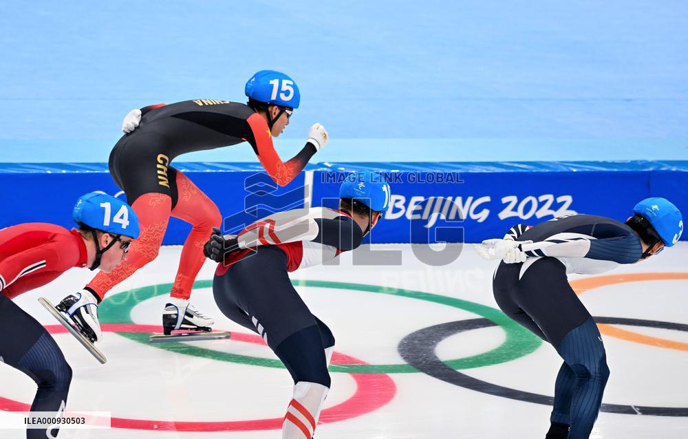 (BEIJING2022)CHINA-BEIJING-OLYMPIC WINTER GAMES-SPEED SKATING-MEN'S MASS START-SEMIFINAL (CN)