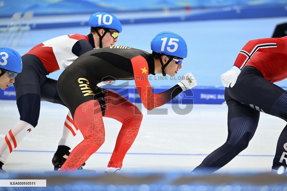 (BEIJING2022)CHINA-BEIJING-OLYMPIC WINTER GAMES-SPEED SKATING-MEN'S MASS START-SEMIFINAL (CN)