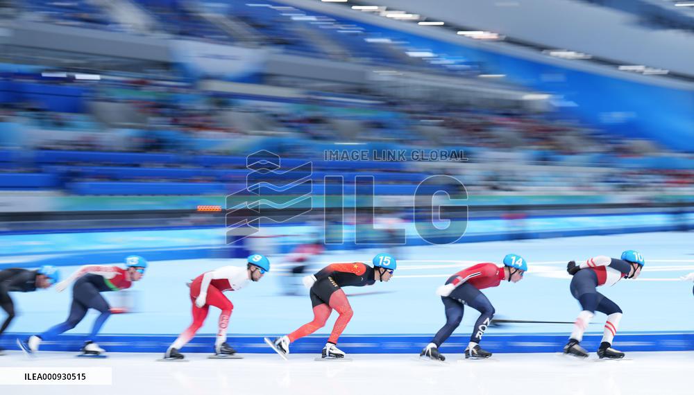 (XHTP)(BEIJING2022)CHINA-BEIJING-OLYMPIC WINTER GAMES-SPEED SKATING-MEN'S MASS START (CN)