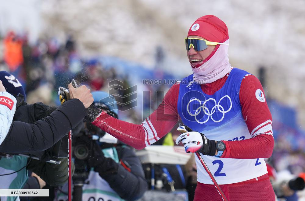(XHTP)(BEIJING2022)CHINA-ZHANGJIAKOU-OLYMPIC WINTER GAMES-CROSS-COUNTRY SKIING-MEN'S 50KM MASS START FREE (CN)