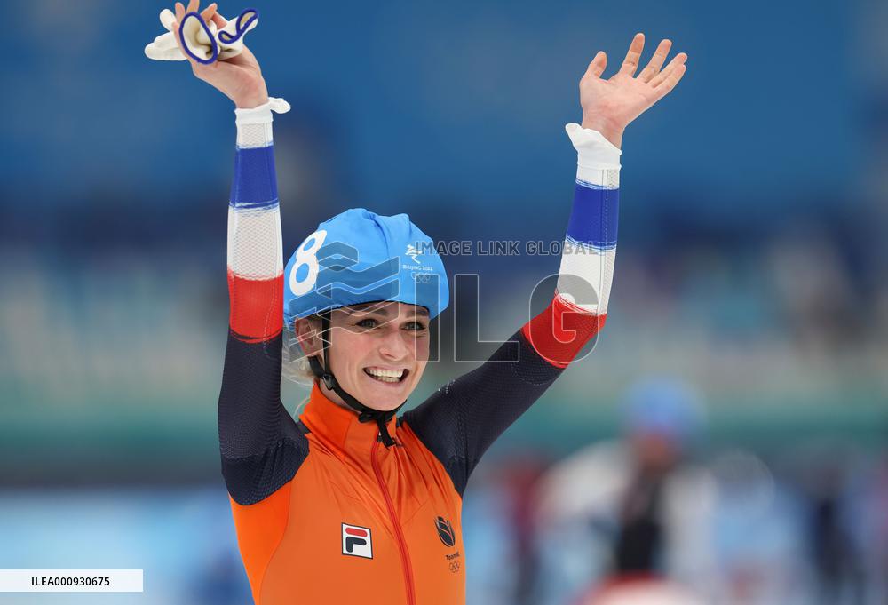 (BEIJING2022)CHINA-BEIJING-OLYMPIC WINTER GAMES-SPEED SKATING-WOMEN'S MASS START (CN)